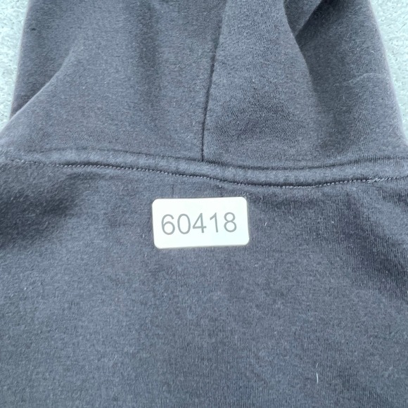 H&M LOGG Atari Hoodie Mens Medium Black Retro Gaming Graphic Pullover Sweatshirt - Picture 8 of 8